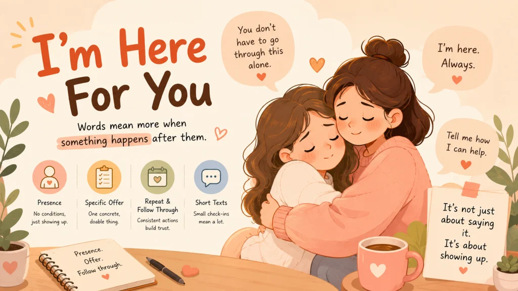 I Am Here For You Messages
