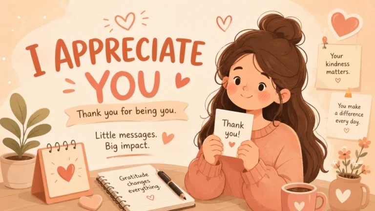 60 I Appreciate You Messages: For the People You Don’t Thank Enough