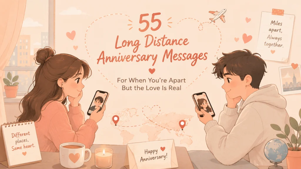 Long Distance Anniversary Message