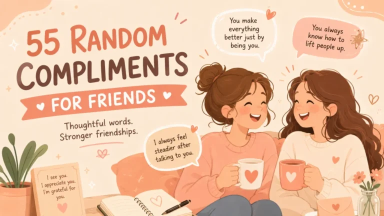 55 Random Compliments to Send Friends: The Specific Kind That Makes Someone’s Day