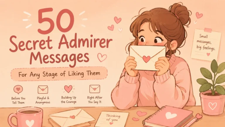 50 Secret Admirer Messages: For the Feeling Before You Know What to Call It