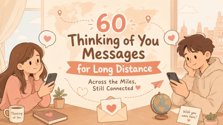 60 Thinking of You Messages for Long Distance: Across the Miles, Still Connected