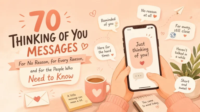 70 Thinking of You Messages: For No Reason, for Every Reason, and for the People Who Need to Know
