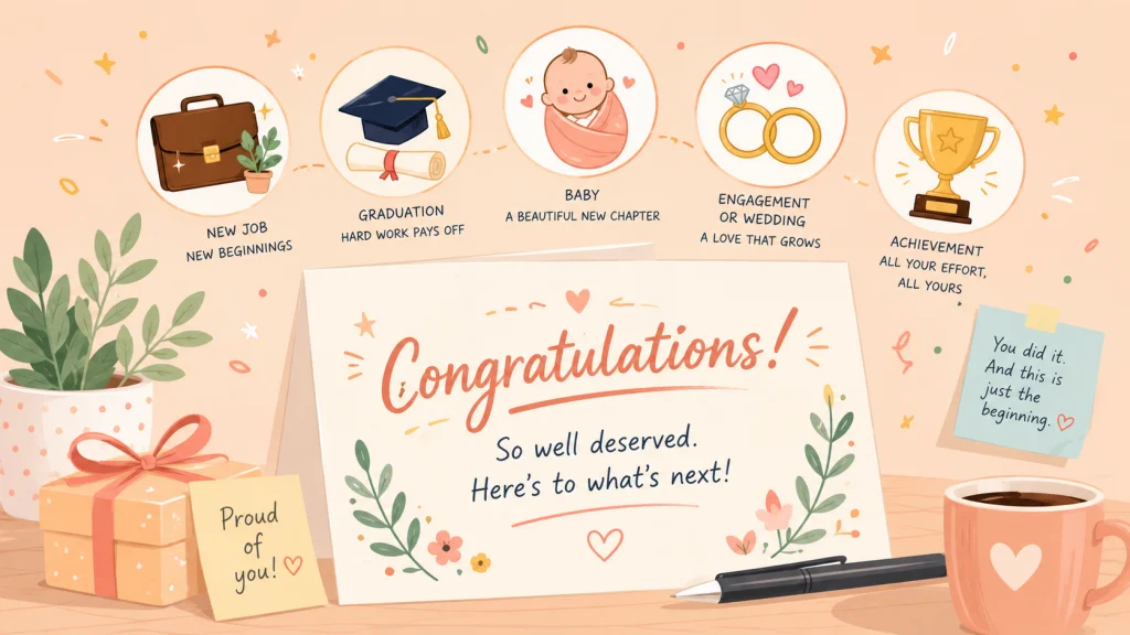 What To Say In A Congratulations Card