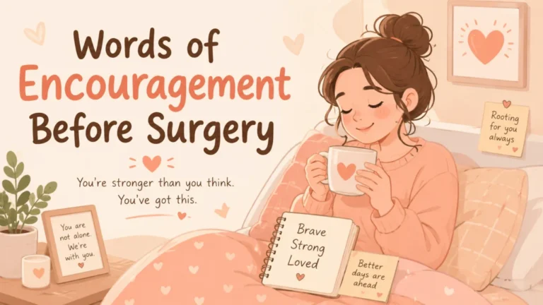 55 Words of Encouragement Before Surgery: Courage Before the Table and Patience After