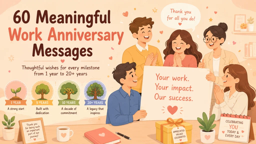 Work Anniversary Message