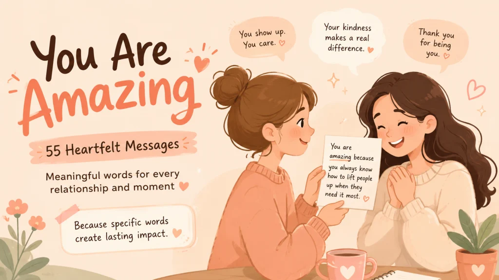 You Are Amazing Messages