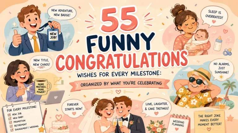 55 Funny Congratulations Wishes for Every Milestone: Organized by What You’re Celebrating